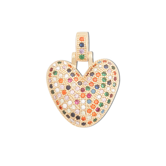 Acessórios de pingentes de encantos de letra V de latão 20x27mm 10pcs