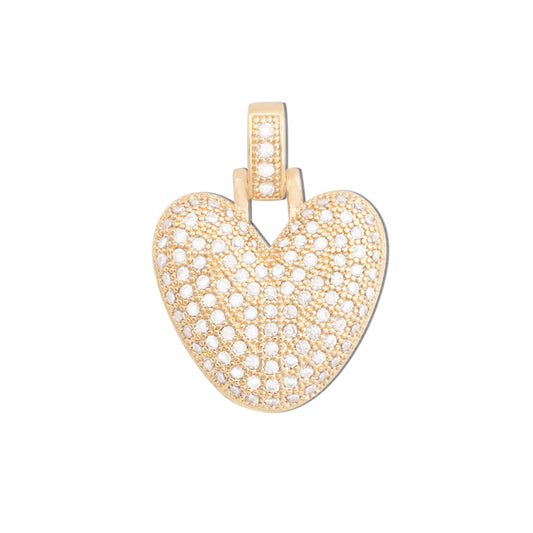 Acessórios de pingentes de encantos de letra V de latão 20x27mm 10pcs