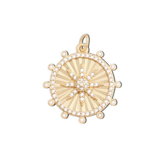 Messing Charms Anhänger Zubehör 21x22mm 10St