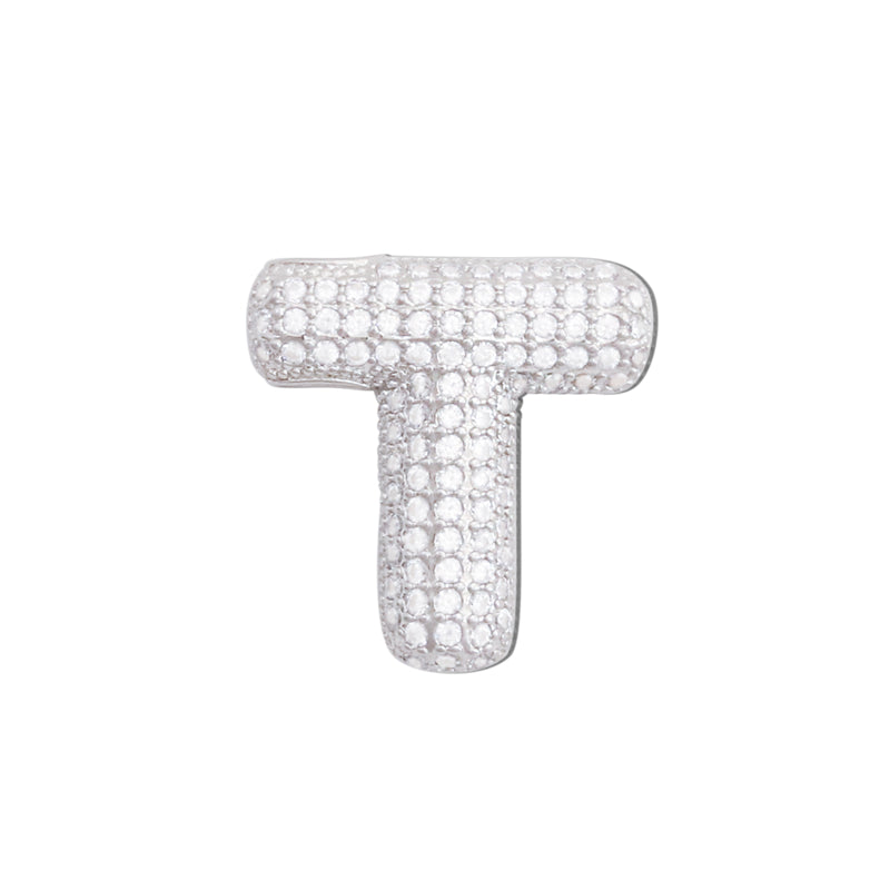 Подвески-шармы в виде буквы Т из латуни, аксессуары 21x22 мм, 10 шт.