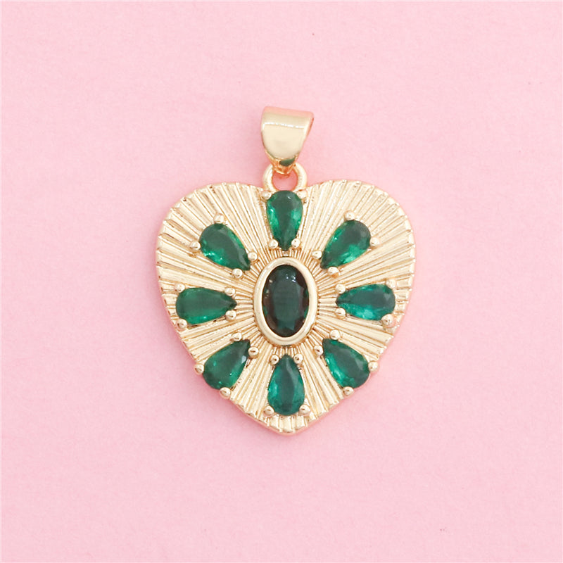 Pendentifs en laiton Accessoires 21x23mm 10pcs