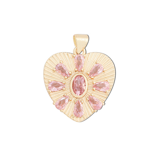 Brass Charms Pendants Accessories 21x23mm 10pcs