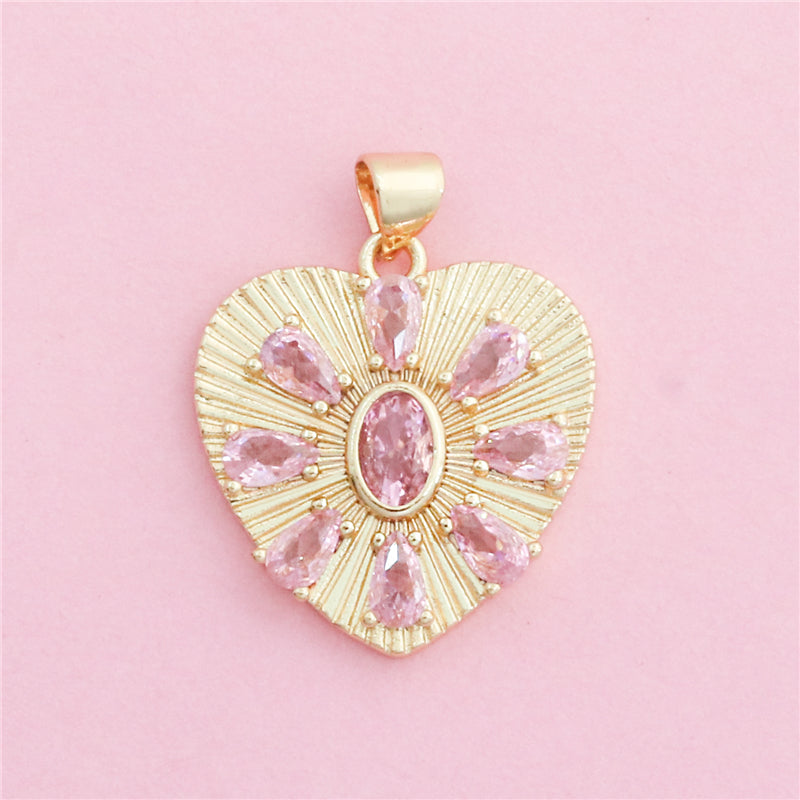 Messing Charms Anhänger Zubehör 21x23mm 10St