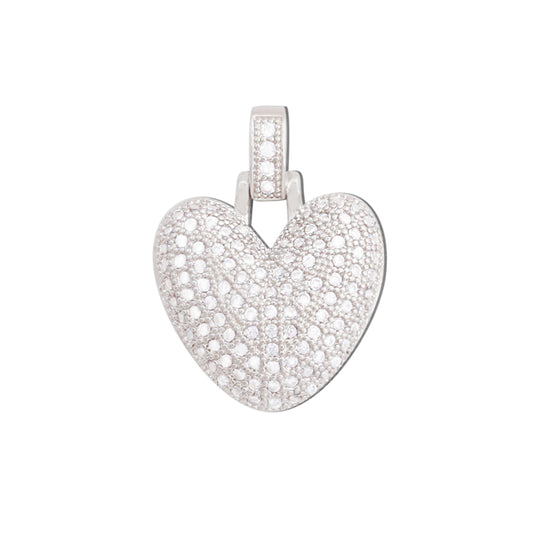 Acessórios de pingentes de amuletos de letra V de latão 21x27mm 10pcs