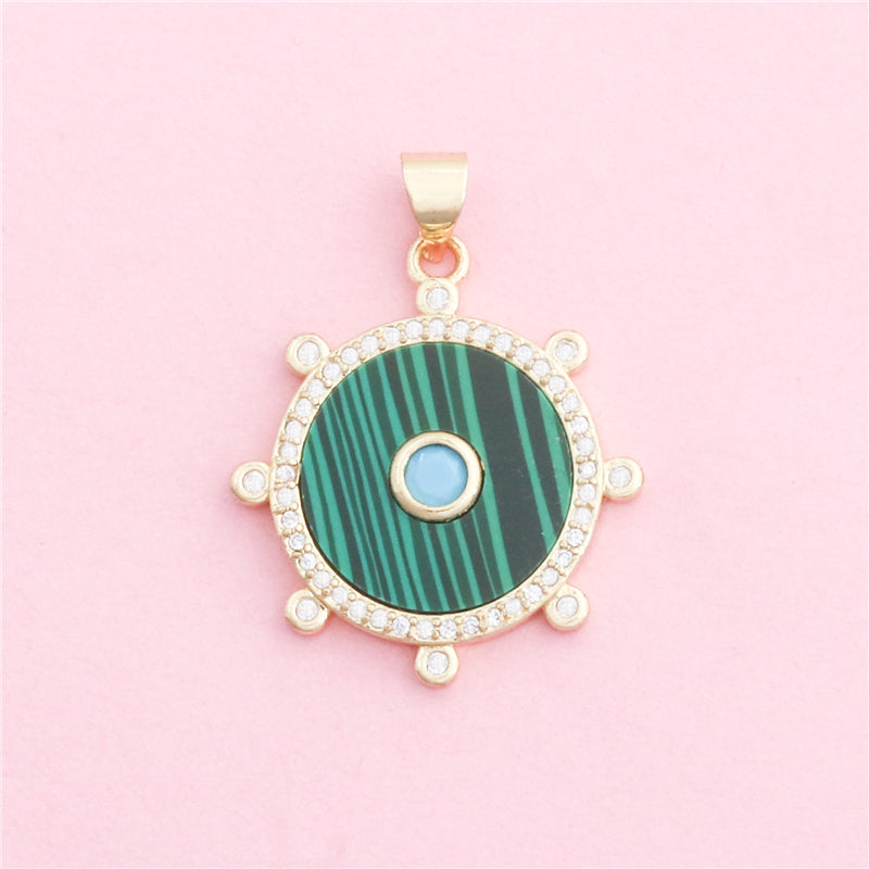 Messing Charms Anhänger Zubehör 22x25mm 10St