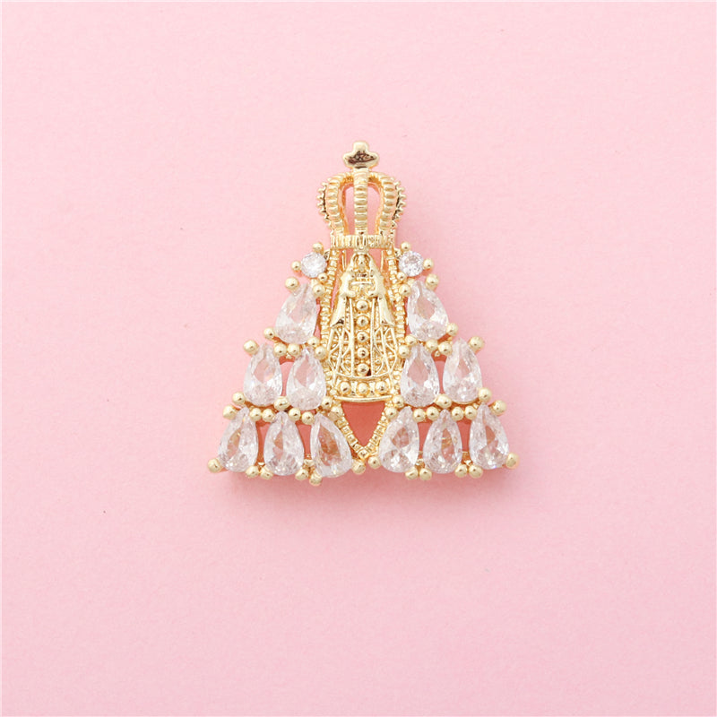 Brass Charms Pendants Accessories 24x27mm 10pcs