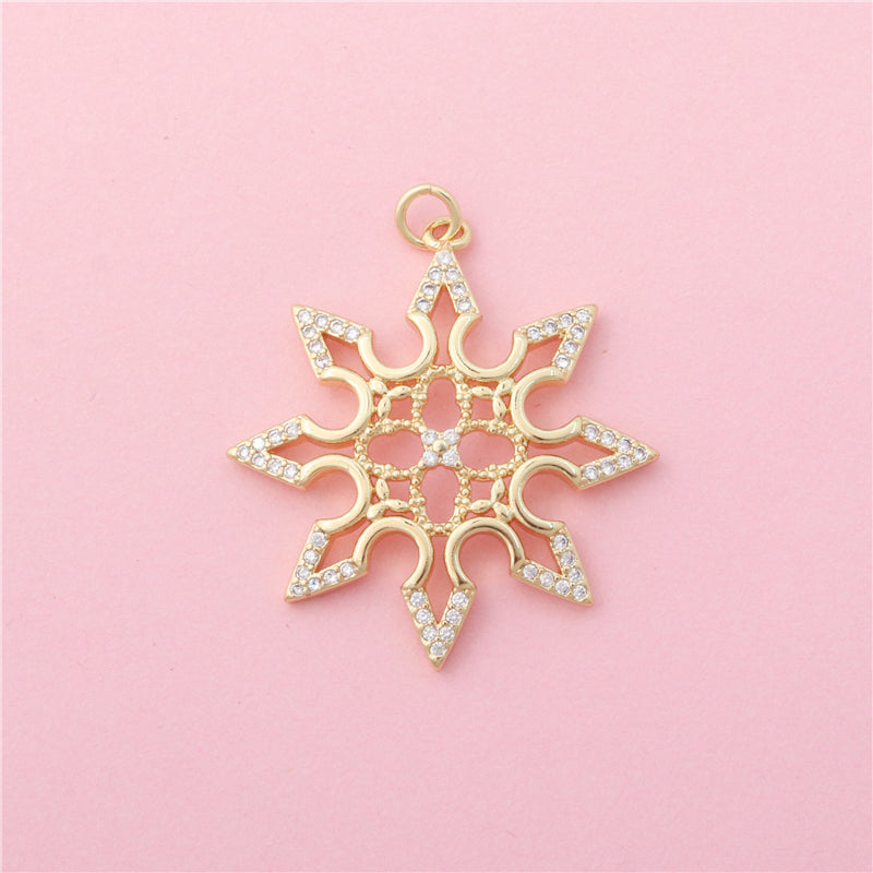 Pendenti Charms in Ottone Accessori 30x33mm 10pz