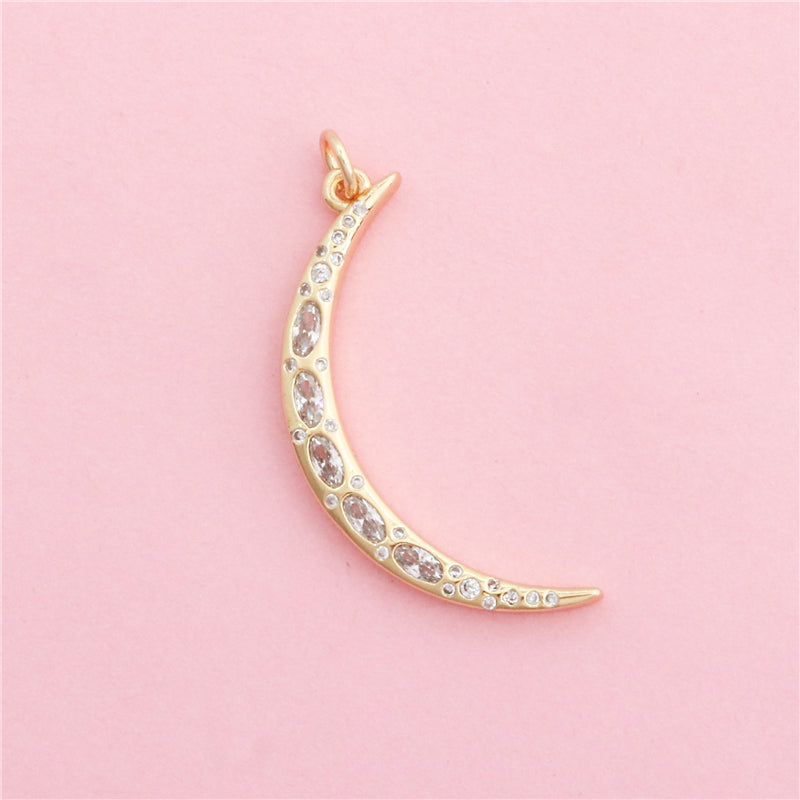 Ciondoli in ottone Accessori pendenti 4x35mm 10pz