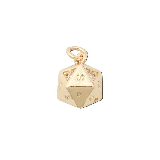 Pendenti Charms in Ottone Accessori 9x11mm 10pz