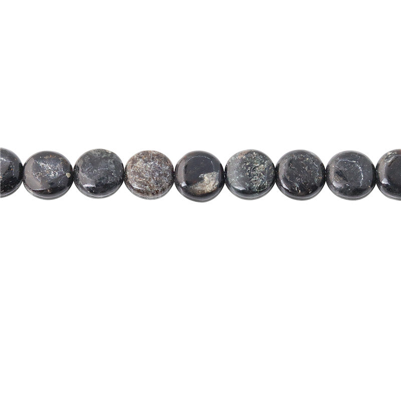 BRCbeads Perline Ematite Naturale 10 Mm – 38 Pezzi (1 Filo) – Per Creazione Gioielli Fai Da Te – Pietre Preziose Semplici