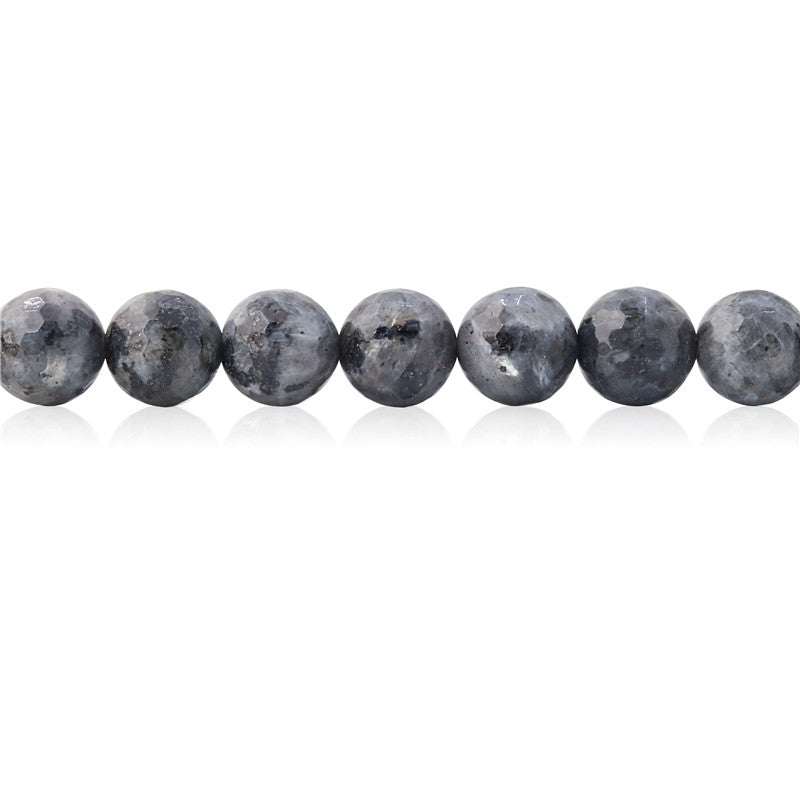 Natural Hypersthene Beads Round Faceted 10mm Hole 1.2mm about39pcs 39cm strand