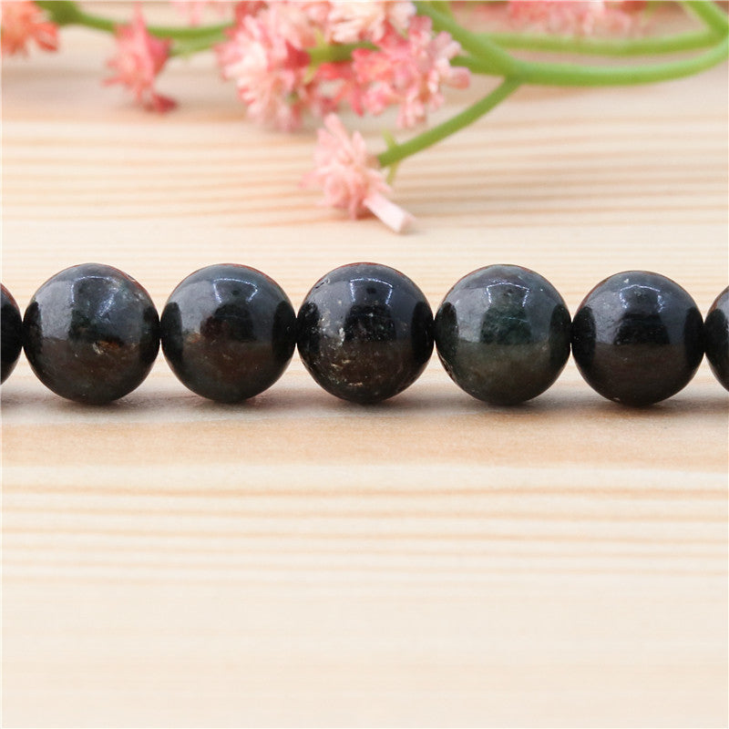 Natural Phlogopite Beads Round 10mm Hole 1.2mm about 40pcs 39cm strand