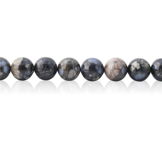 Natural Grey Opal Beads Round 10mm Hole 1.2mm about 40pcs 39cm strand