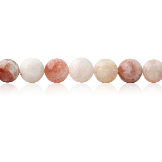 Natural Sunstone Beads Round 10mm Hole 1.2mm about 40pcs 39cm strand