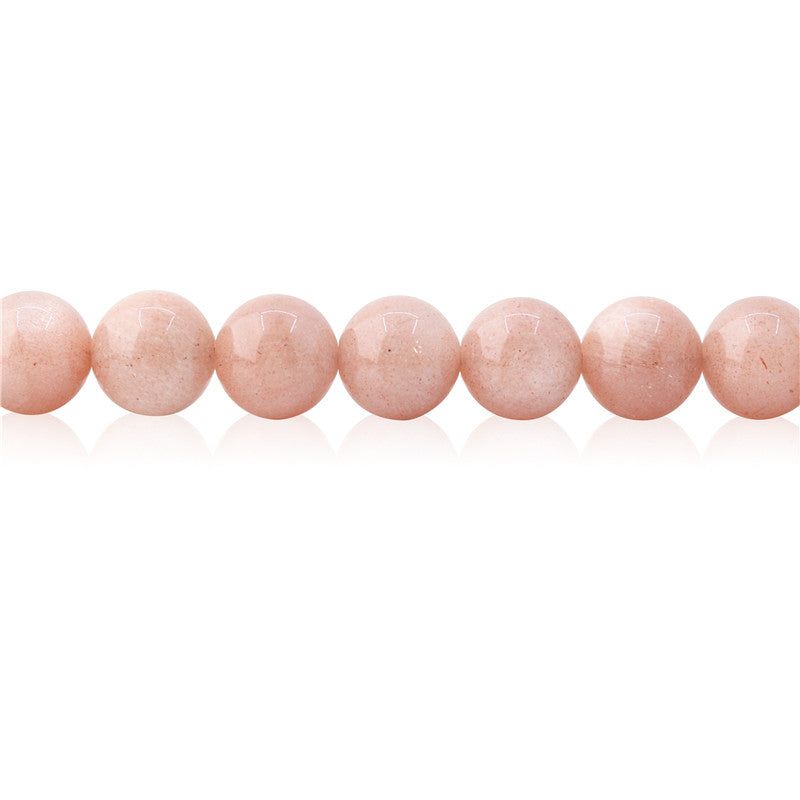 Natural Orange Moonstone Beads Round 10mm Hole 1.2mm about 40pcs 39cm strand