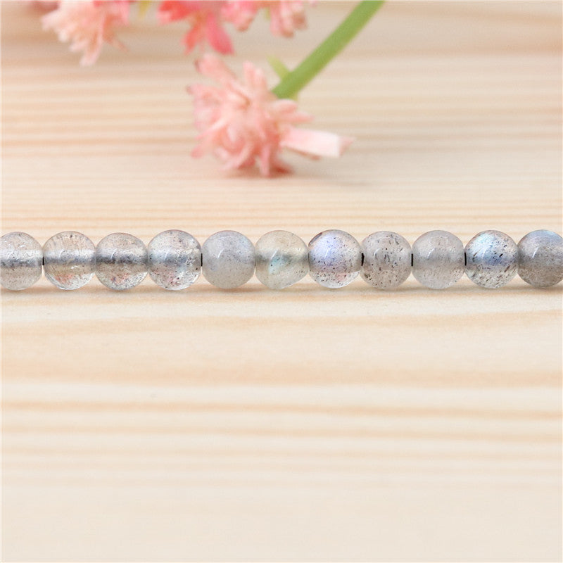 Natural Labradorite Beads Round 3mm Hole 0.8mm about 126pcs 39cm strand