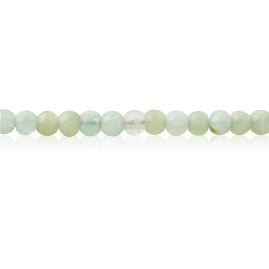 Natural Burma Jade Beads Round 3mm Hole 0.8mm about 126pcs 39cm strand