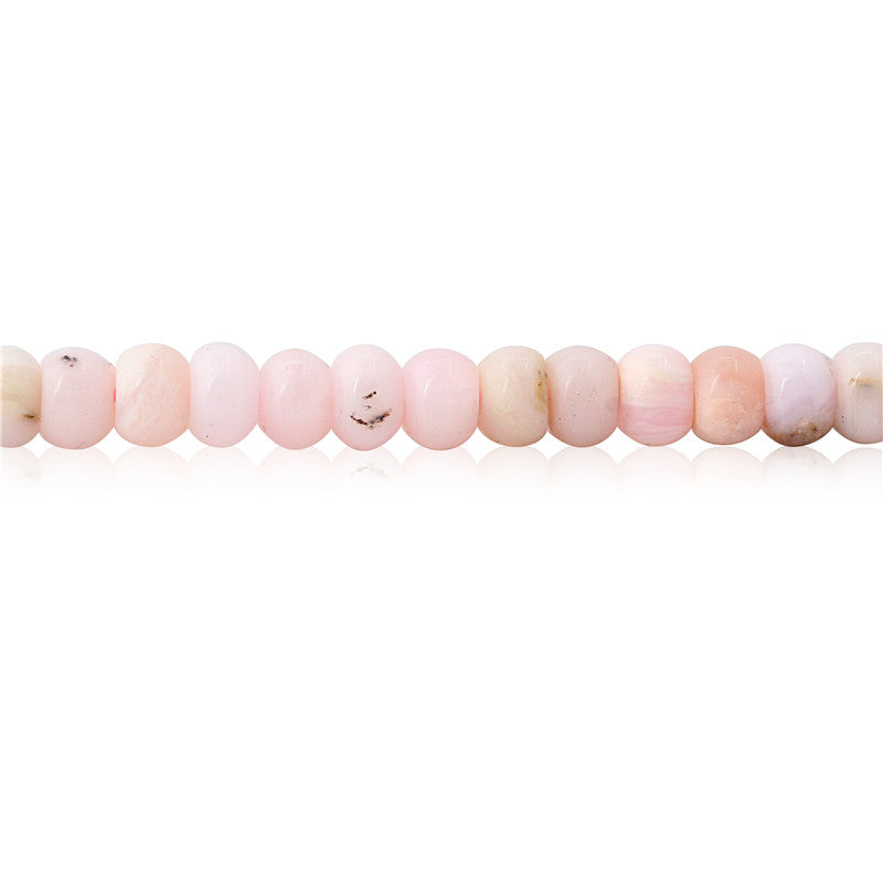 Natural Pink Opal Beads Abacus 4x6mm Hole 0.8mm  about 109pcs 39cm strand