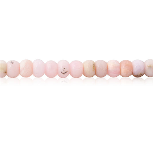 Natural Pink Opal Beads Abacus 4x6mm Hole 0.8mm  about 109pcs 39cm strand