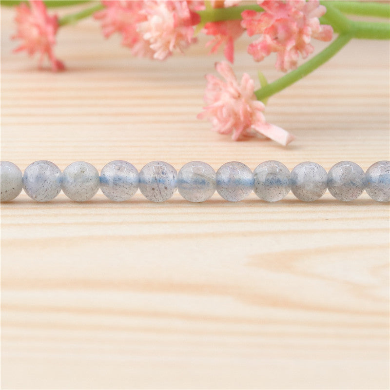 Natural Labradorite Beads Round 4mm Hole 0.8mm about 113pcs 39cm strand