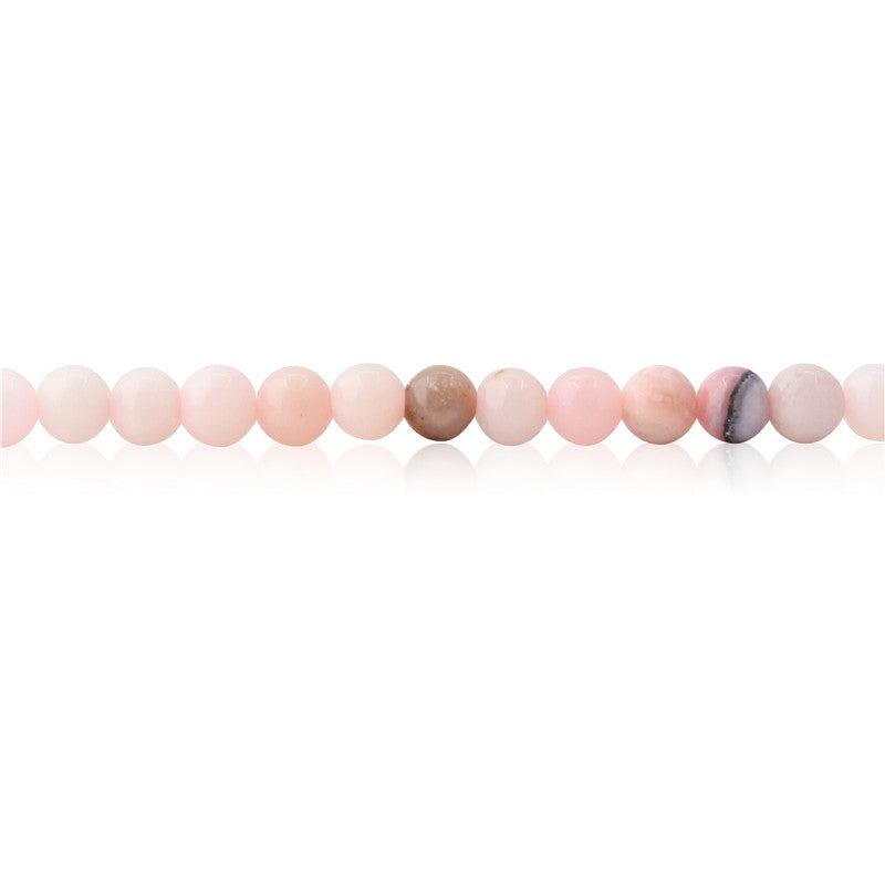 Natural Pink Opal Beads Round 4mm Hole 0.8mm about 113pcs 39cm strand