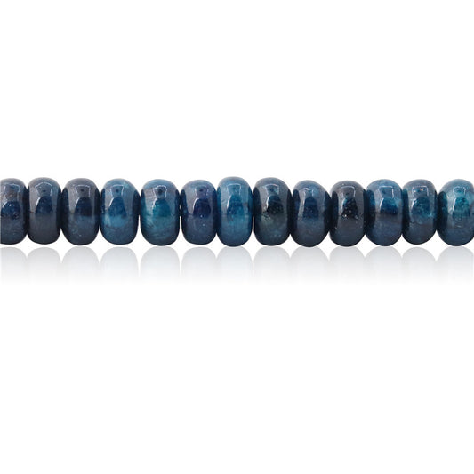 Natural  Blue Apatite Beads Abacus 5x8mm Hole 1mm  about 91pcs 39cm strand