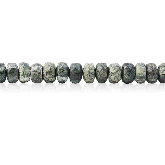 Natural Chrysotlie Beads Abacus Faceted 5x8mm Hole 1mm about 85pcs 39cm strand