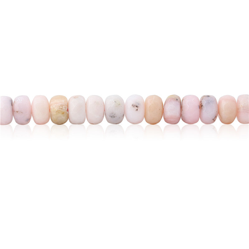 Natural Pink Opal Beads Abacus Faceted 5x8mm Hole 1mm about 85pcs 39cm strand