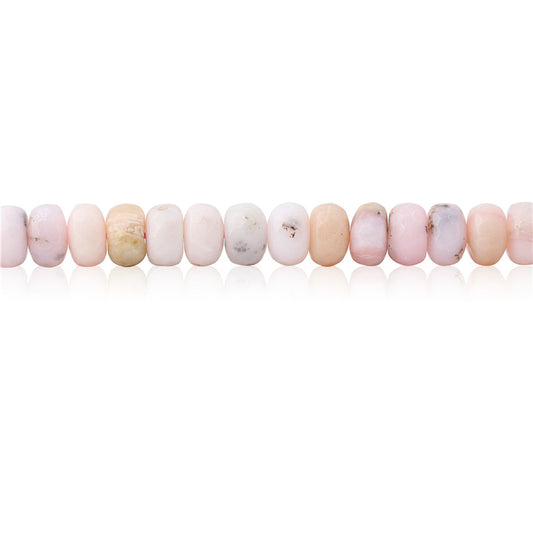 Natural Pink Opal Beads Abacus Faceted 5x8mm Hole 1mm about 85pcs 39cm strand