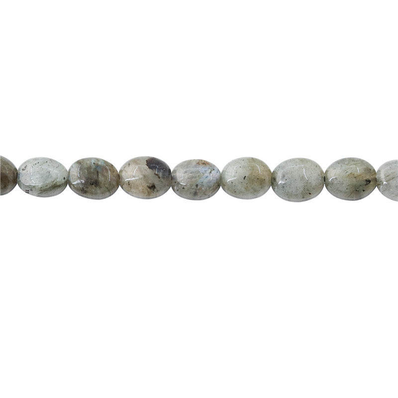 Perles Labradorite naturelle Ovale 6x8mm trou 1mm Environ 50pcs 39cm sur fil