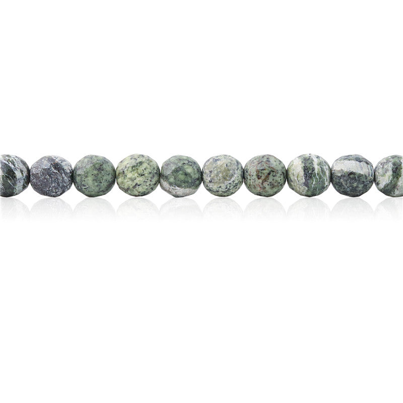 Natural Chrysotlie Beads Round Faceted 6mm Hole 0.8mm about 70pcs 39cm strand