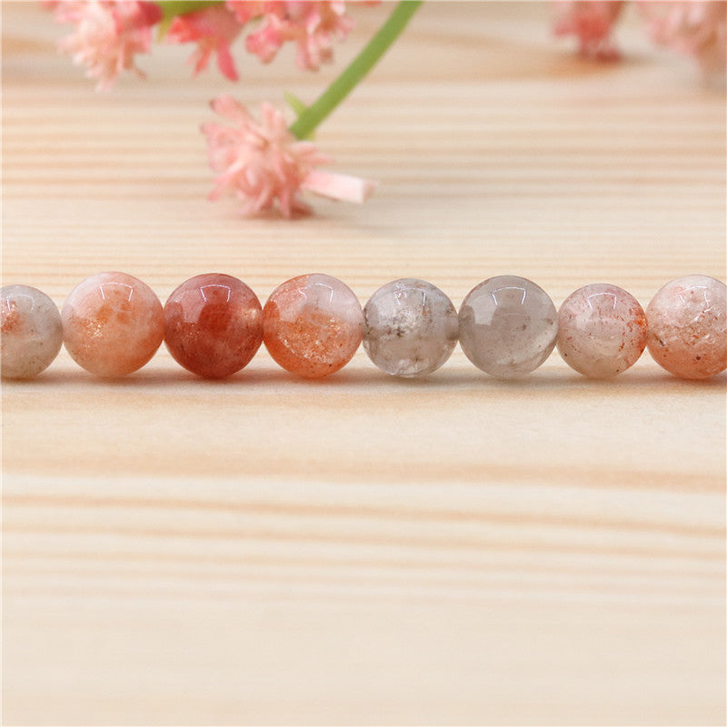 Natural Gold Sunstone Beads Round 6mm Hole 0.8mm about 65pcs 39cm strand