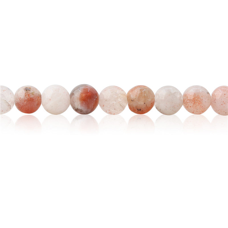 Natural Gold Sunstone Beads Round 6mm Hole 0.8mm about 65pcs 39cm strand