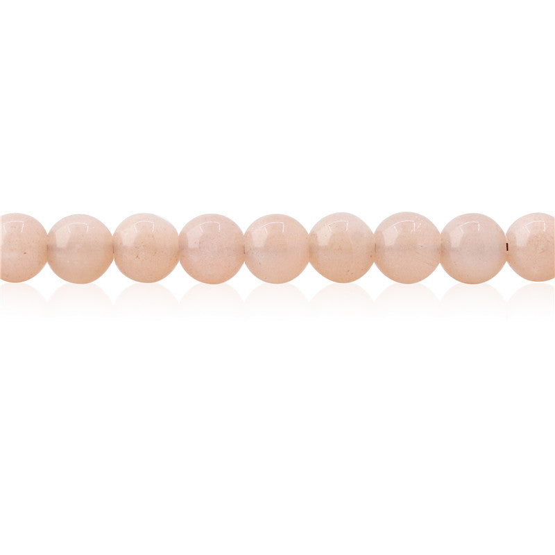 Natural Orange Moonstone Beads Round 6mm Hole 0.8mm about 65pcs 39cm strand