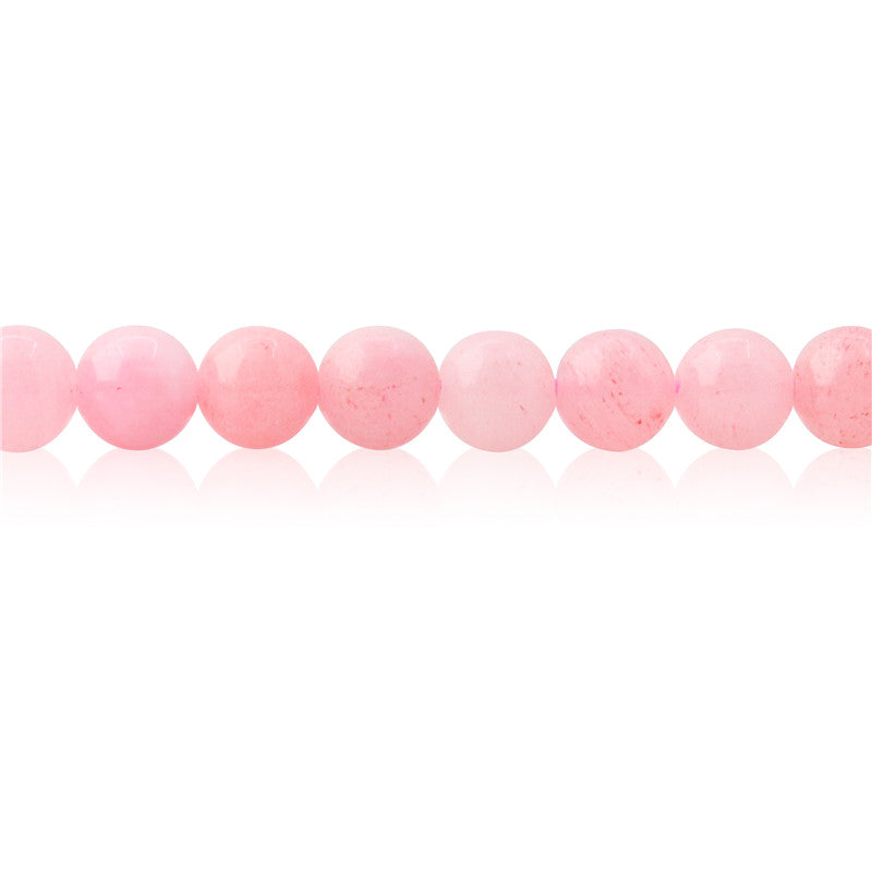 Natural Pink Calcite Beads Round 6mm Hole 0.8mm about 65pcs 39cm strand