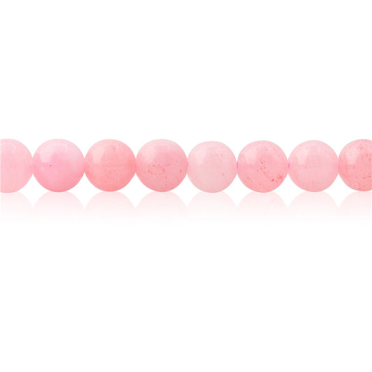 Natural Pink Calcite Beads Round 6mm Hole 0.8mm about 65pcs 39cm strand