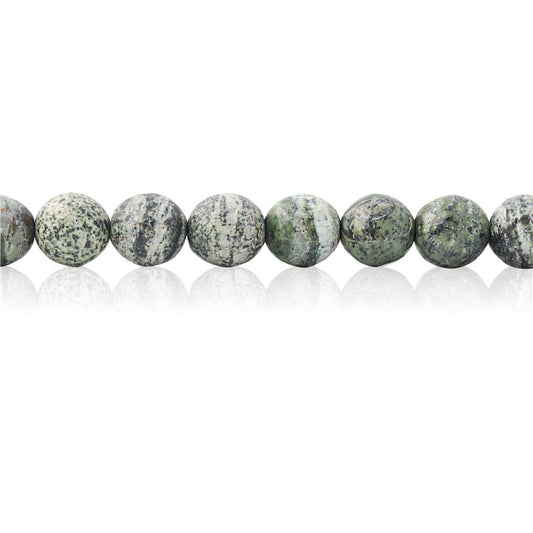 Natural Chrysotlie Beads Round Faceted 8mm Hole 1mm about 49pcs 39cm strand