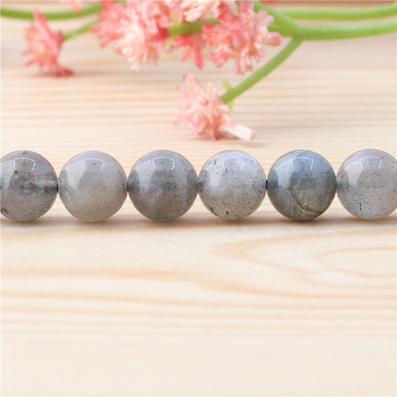 Natural Labradorite Beads Round 8mm Hole 1mm about 50pcs 39cm strand