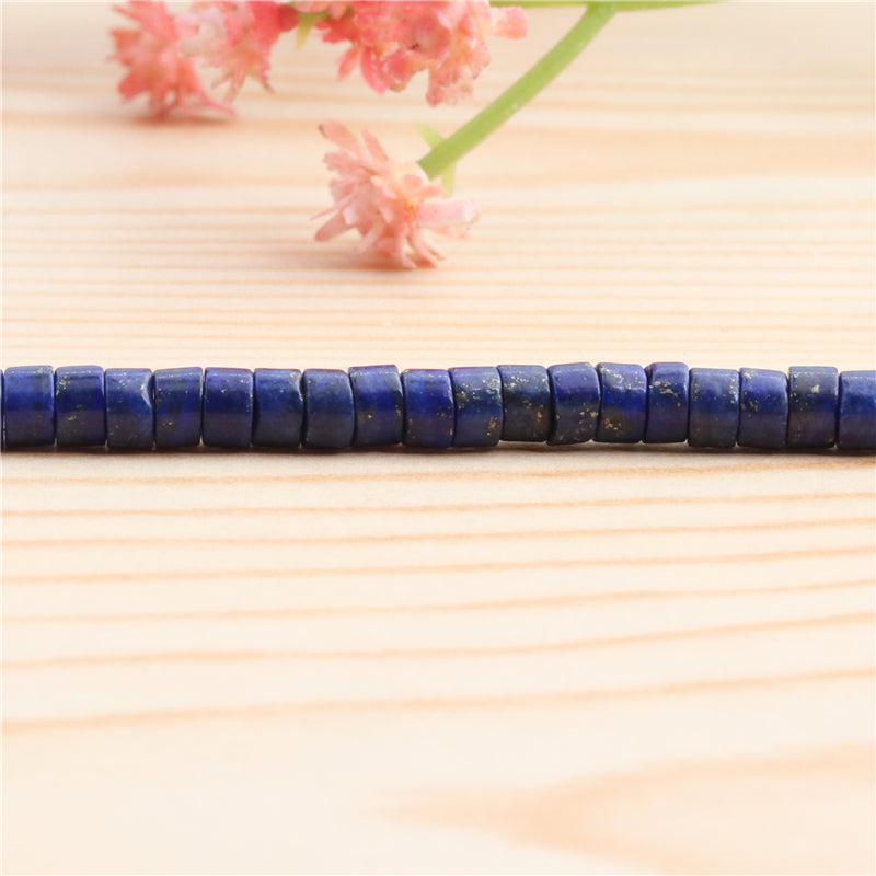 Natural Lapis Lazuli Beads Heishi 2x4mm Hole 1mm about 169pcs 39cm strand