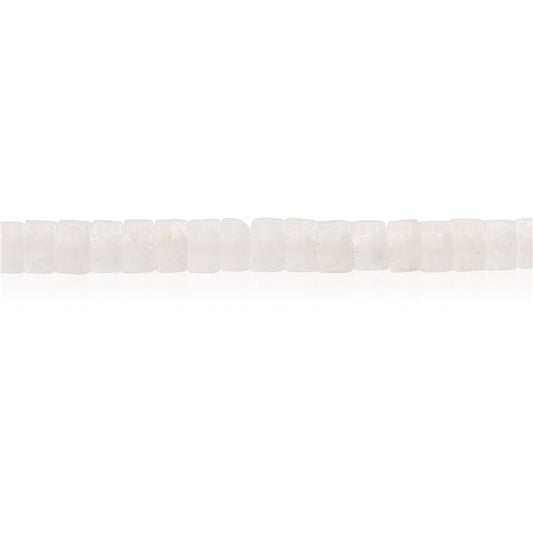 Natural Rock Crystal Beads Heishi 2x4mm Hole 1mm about 169pcs 39cm strand