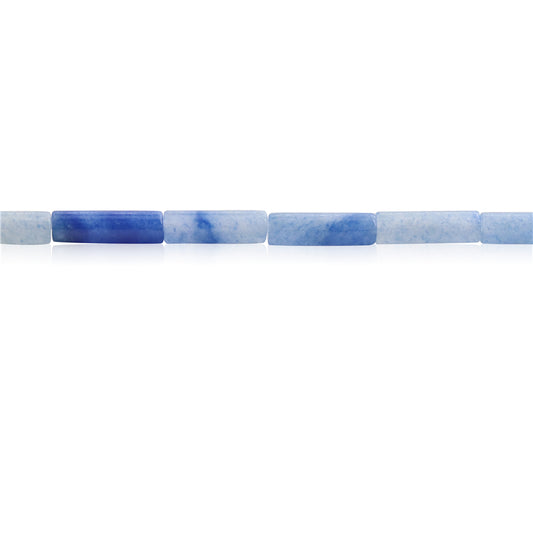 Natural Blue Aventurine Beads Tube 4x13mm Hole 1mm about 29pcs 39cm strand