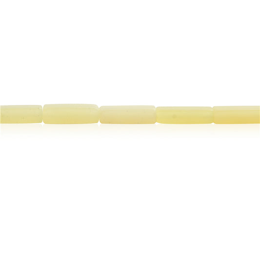 Natural Lemon Jade Beads Rectangle 4x13mm Hole 0.8mm about 29pcs 39cm strand