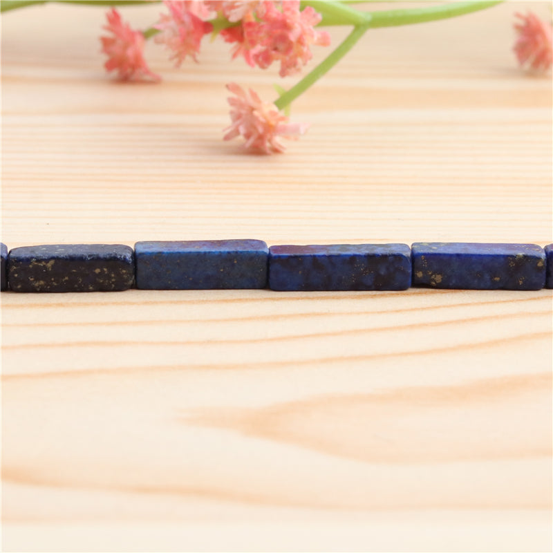 Lapis Lazuli Beads Rectangle 4x13mm Hole 0.8mm about 29pcs 39cm strand