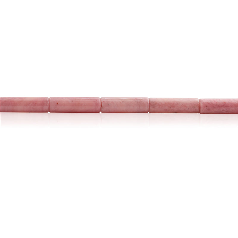 Natural Rhodonite Beads Tube 4x13mm Hole 1mm about 29pcs 39cm strand