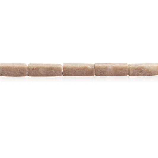 Natural River Fossil Beads Rectangle 4x13mm Hole 0.8mm about 29pcs 39cm strand