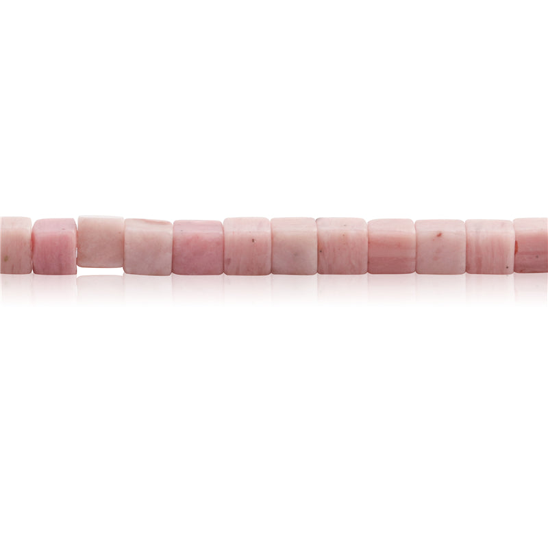 Natural Rhodochrosite Beads Cube 4mm Hole 0.8mm about 90pcs 39cm strand