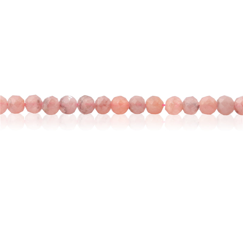 Natural Sunstone Beads Round Faceted 2mm Hole 0.5mm about 174pcs 39cm strand