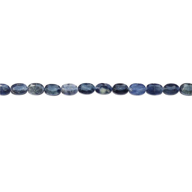 Natural Sapphire Beads Oval Faceted 4x6mm Hole 0.8mm about 66pcs 39cm strand