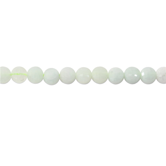 Natural Jade A Beads Flat Round Faceted 4mm Hole 0.6mm about 95pcs 39cm strand