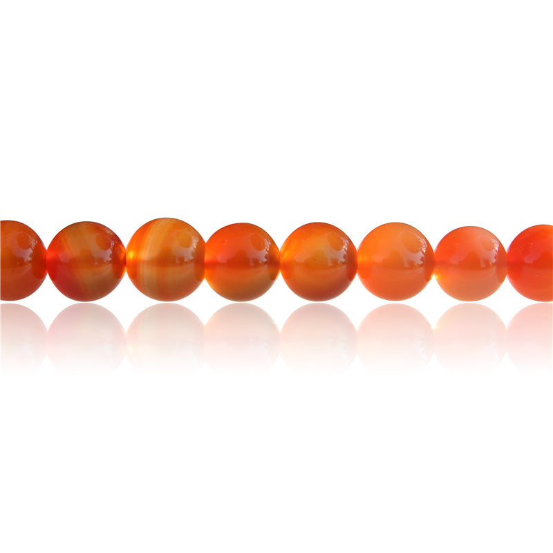 Natural Carnelian Beads Round 6mm Hole 0.8mm about 65pcs 39cm strand